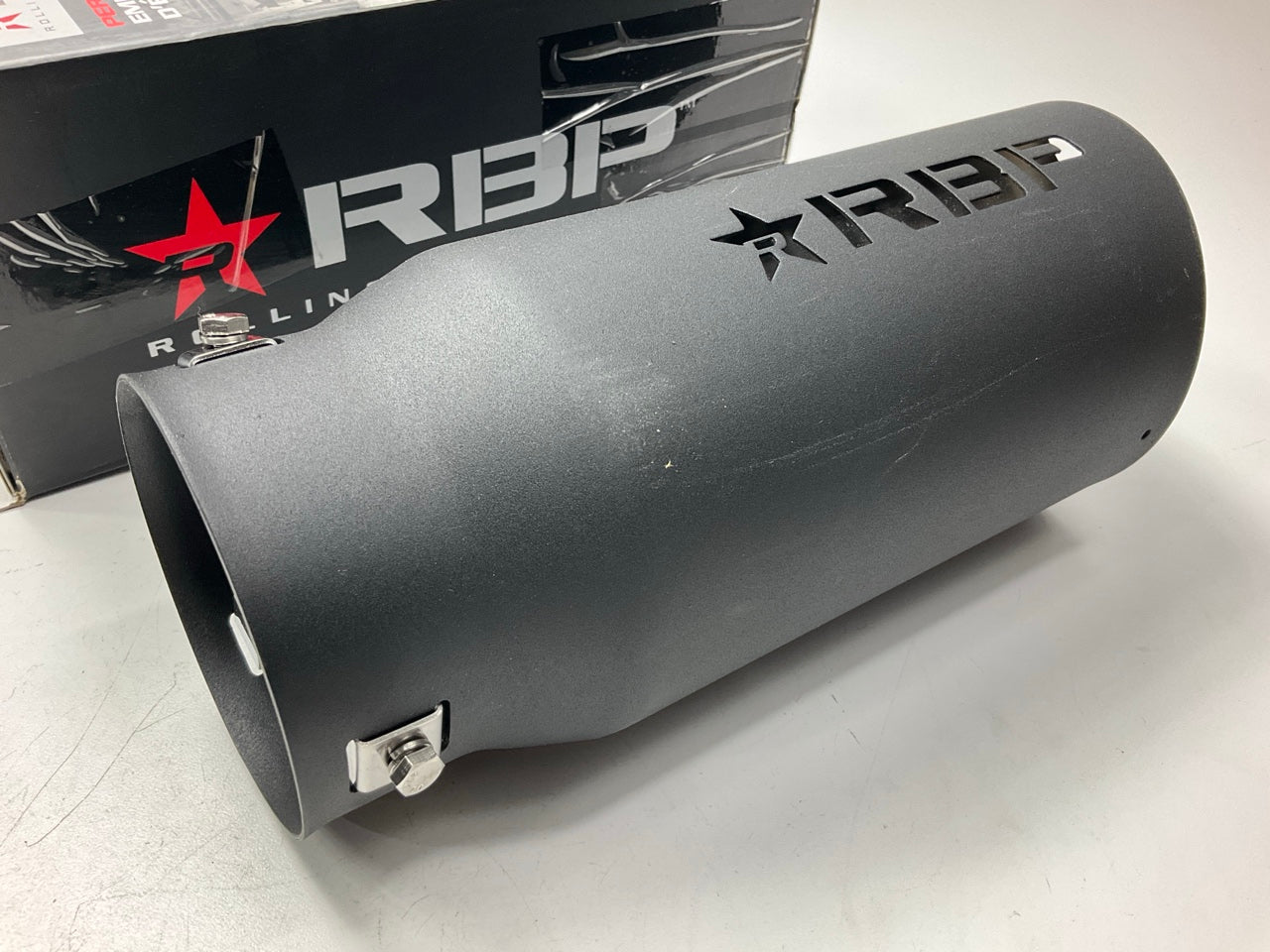 Some Scratches, See Photos - RBP Diesel Truck Exhaust Tip, 4'' Inlet, 5'' Outlet