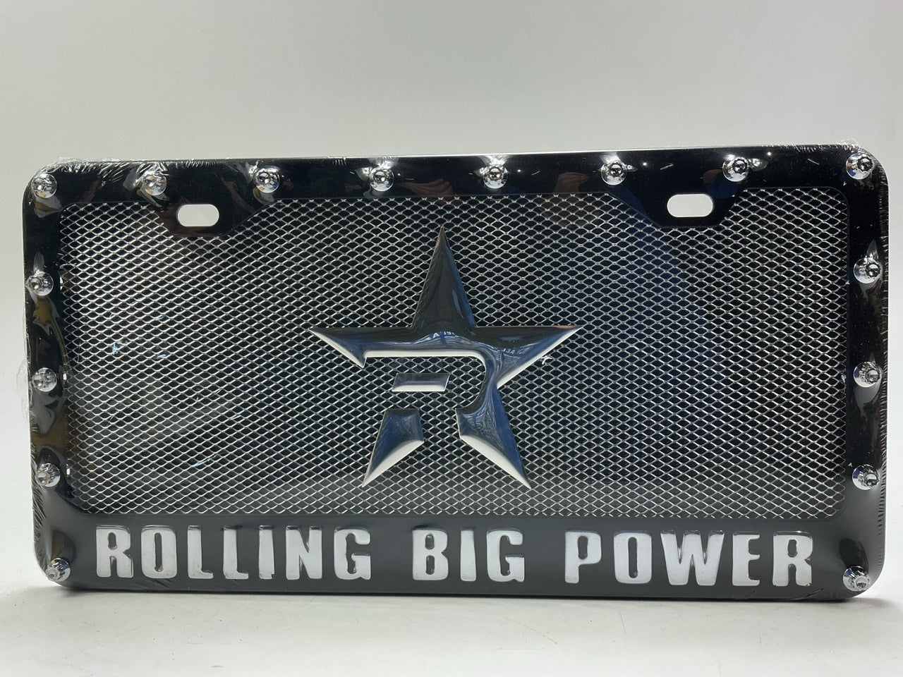 OPEN BOX - NEW - RBP RBP-4121ZR RBP License Plate Frame Kit DIESEL CUMMINS, F350