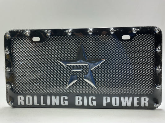 OPEN BOX - NEW - RBP RBP-4121ZR RBP License Plate Frame Kit DIESEL CUMMINS, F350