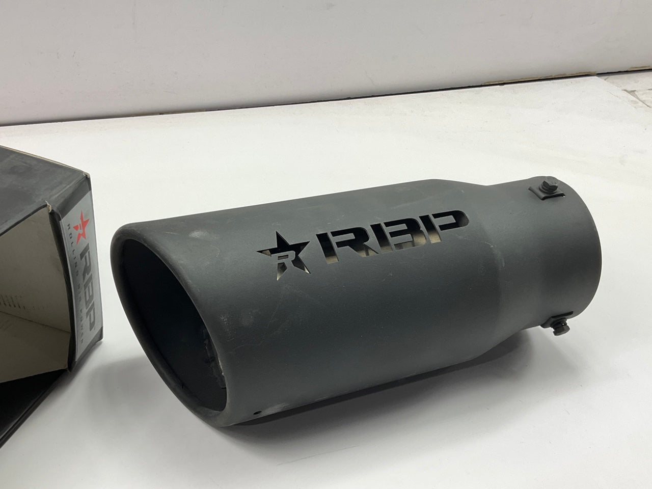 RBP RBP-45125-7EX Bolt-on Diesel Truck Exhaust Tip - 4'' Inlet, 5'' Outlet, 12'' L