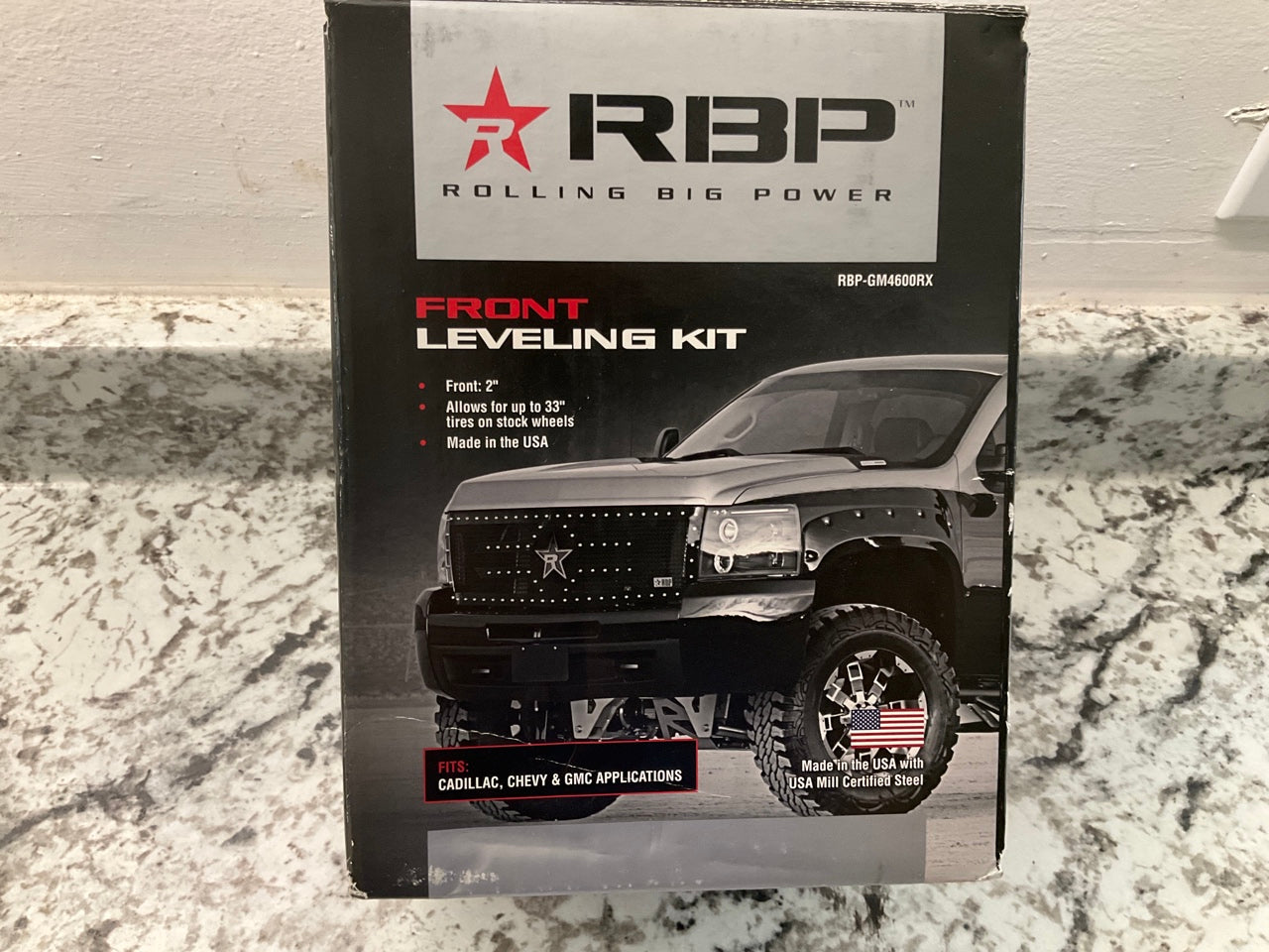 RBP Black 2'' Front Leveling Lift Kit For 2007-2018 Silverado, Sierra 1500, Yukon