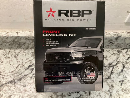RBP Black 2'' Front Leveling Lift Kit For 2007-2018 Silverado, Sierra 1500, Yukon