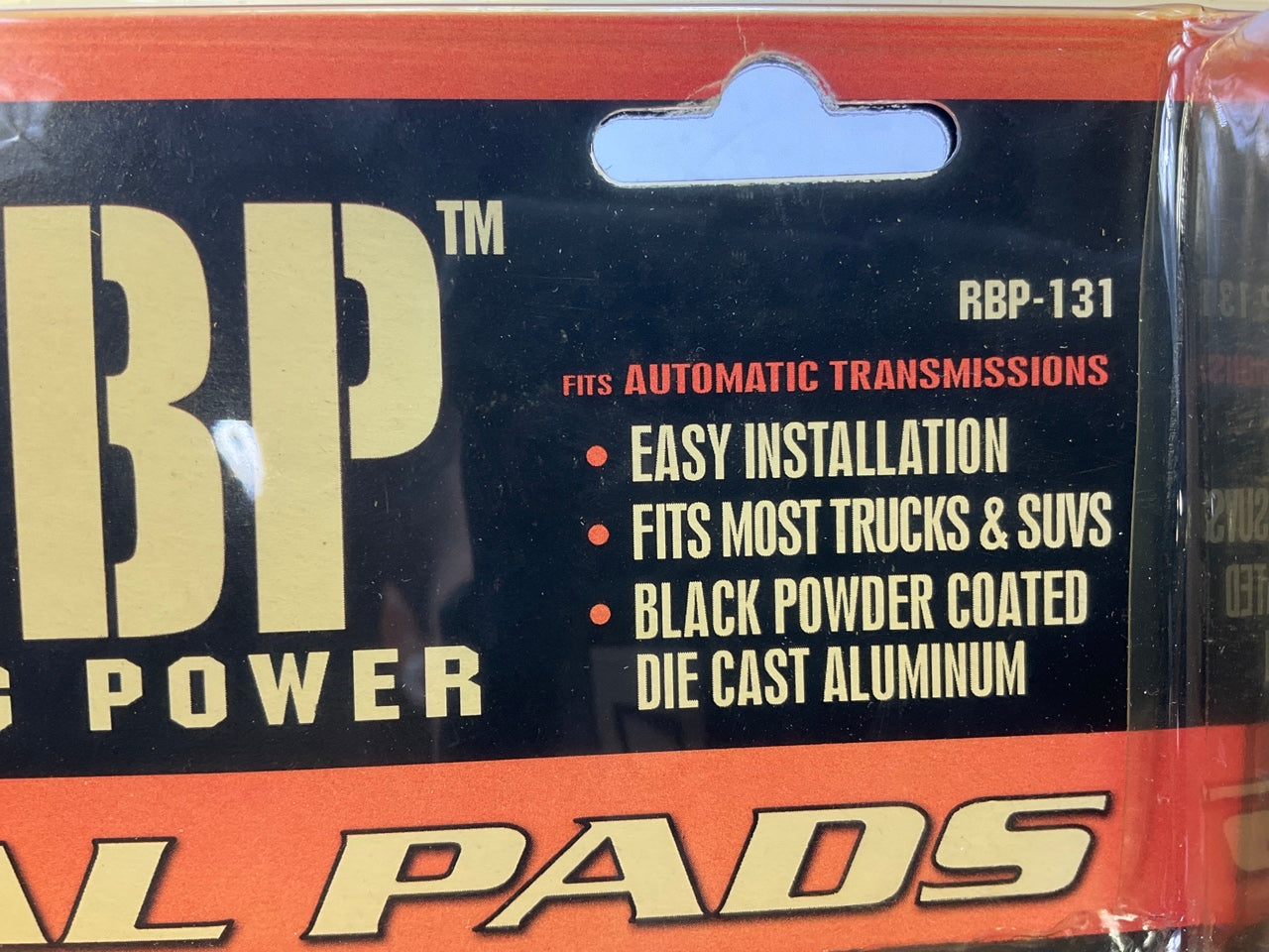 RBP RBP131 Auto Trans Black Pedal Covers For Full Size Diesel Pickup Trucks