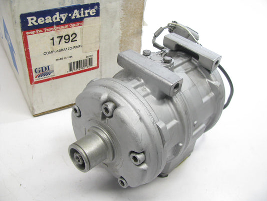 Ready Aire 1792 Remanufactured 10PA17C  A/C Compressor W/O Clutch