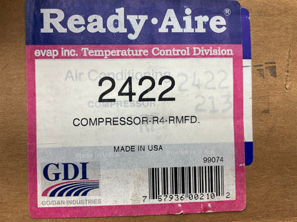 REMAN. Ready Aire 2422 GM R4 A/C Compressor