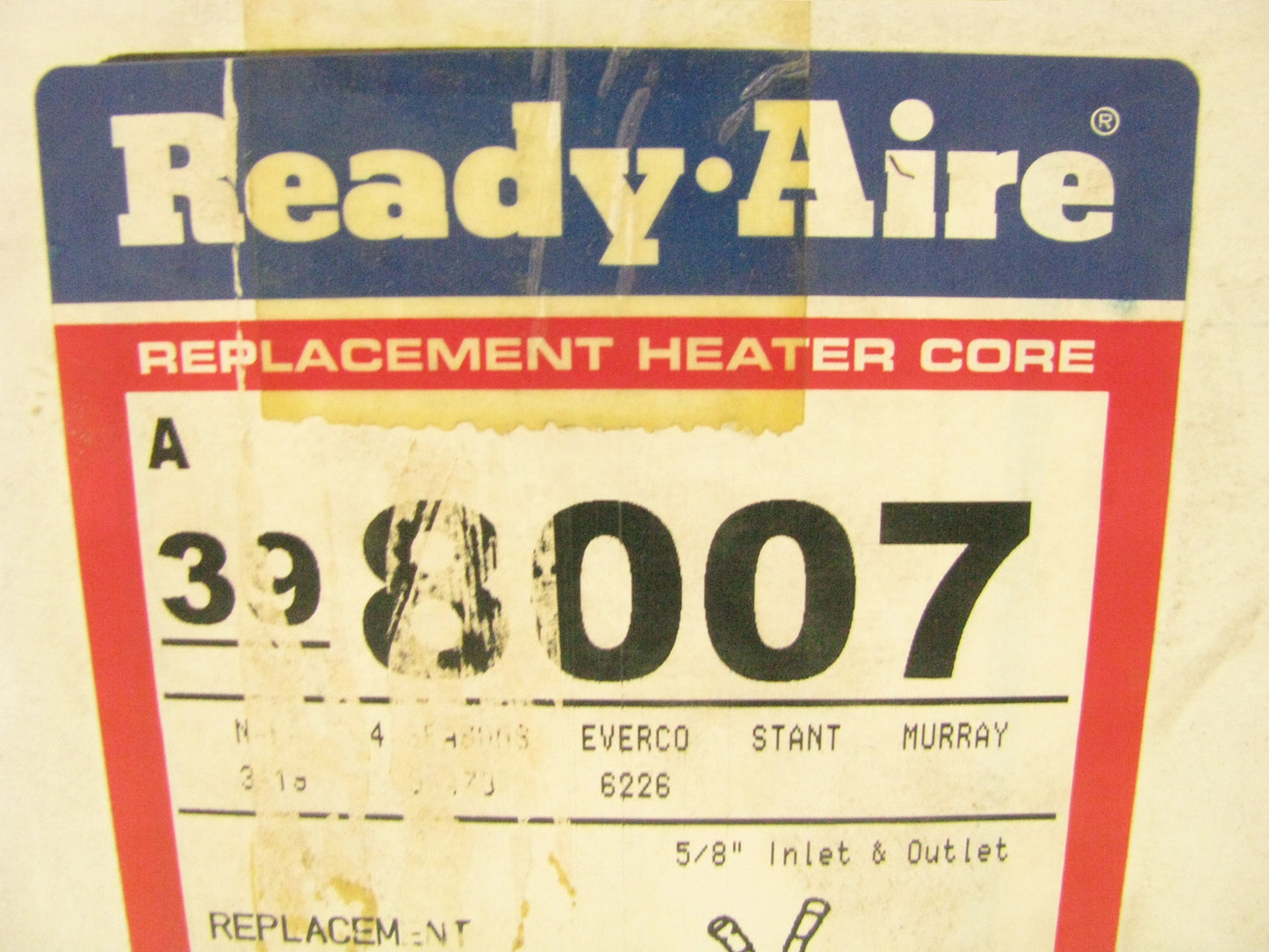 Ready Aire 398007 Brass HVAC Heater Core 1989-1997 Thunderbird & Cougar (W/O AC)