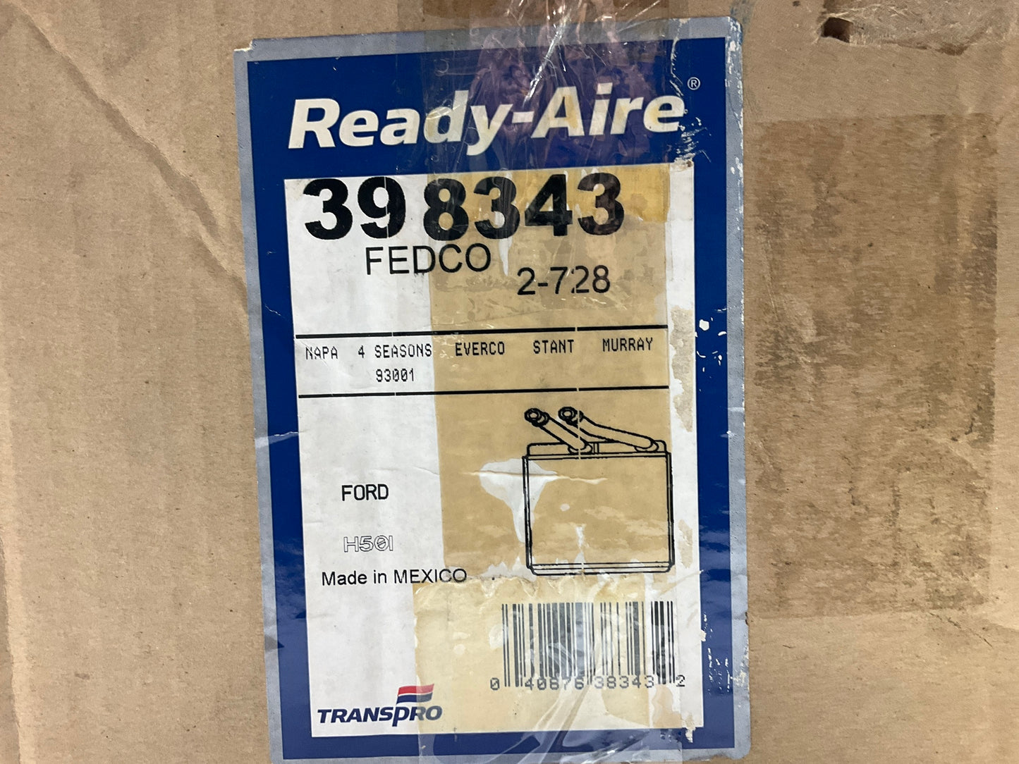 Ready Aire 398343 HVAC Heater Core