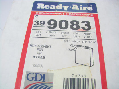 Ready-Aire 399083 HVAC Heater Core For 1982-1992 Camaro, Firebird, Brass
