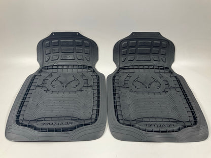 Realtree AP Camouflage Rubber Front Floor Mats For Truck Trim To Fit 29-1/2''x20''