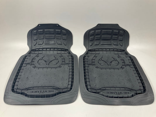 Realtree AP Camouflage Rubber Front Floor Mats For Truck Trim To Fit 29-1/2''x20''