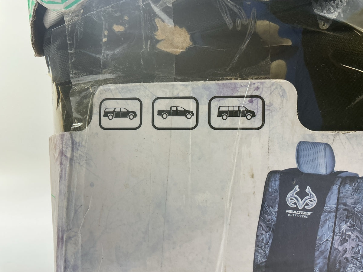 OPEN BOX Realtree Full Size Pickup Truck Benchseat Bench Seat Seat Cover, CAMO