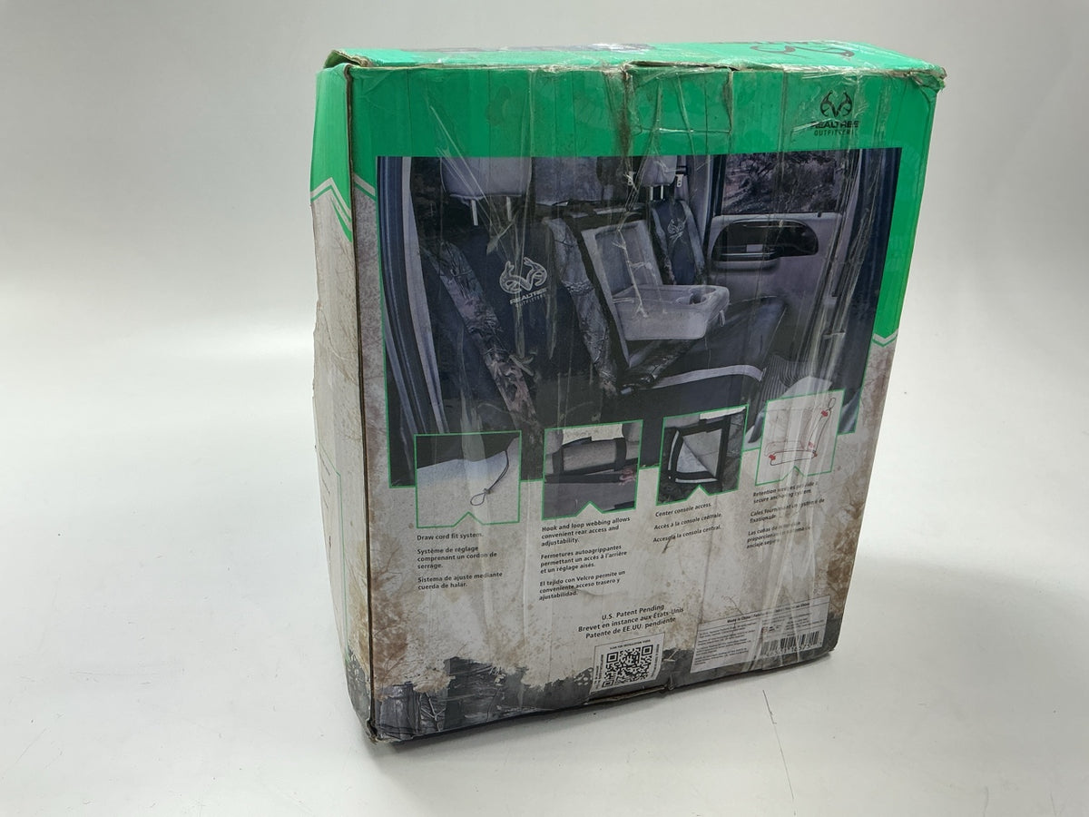 OPEN BOX Realtree Full Size Pickup Truck Benchseat Bench Seat Seat Cover, CAMO