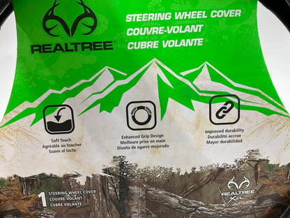 Realtree RSW3505 Camo Pattern Truck Steering Wheel Cover - 15''-15.5'' Diameter