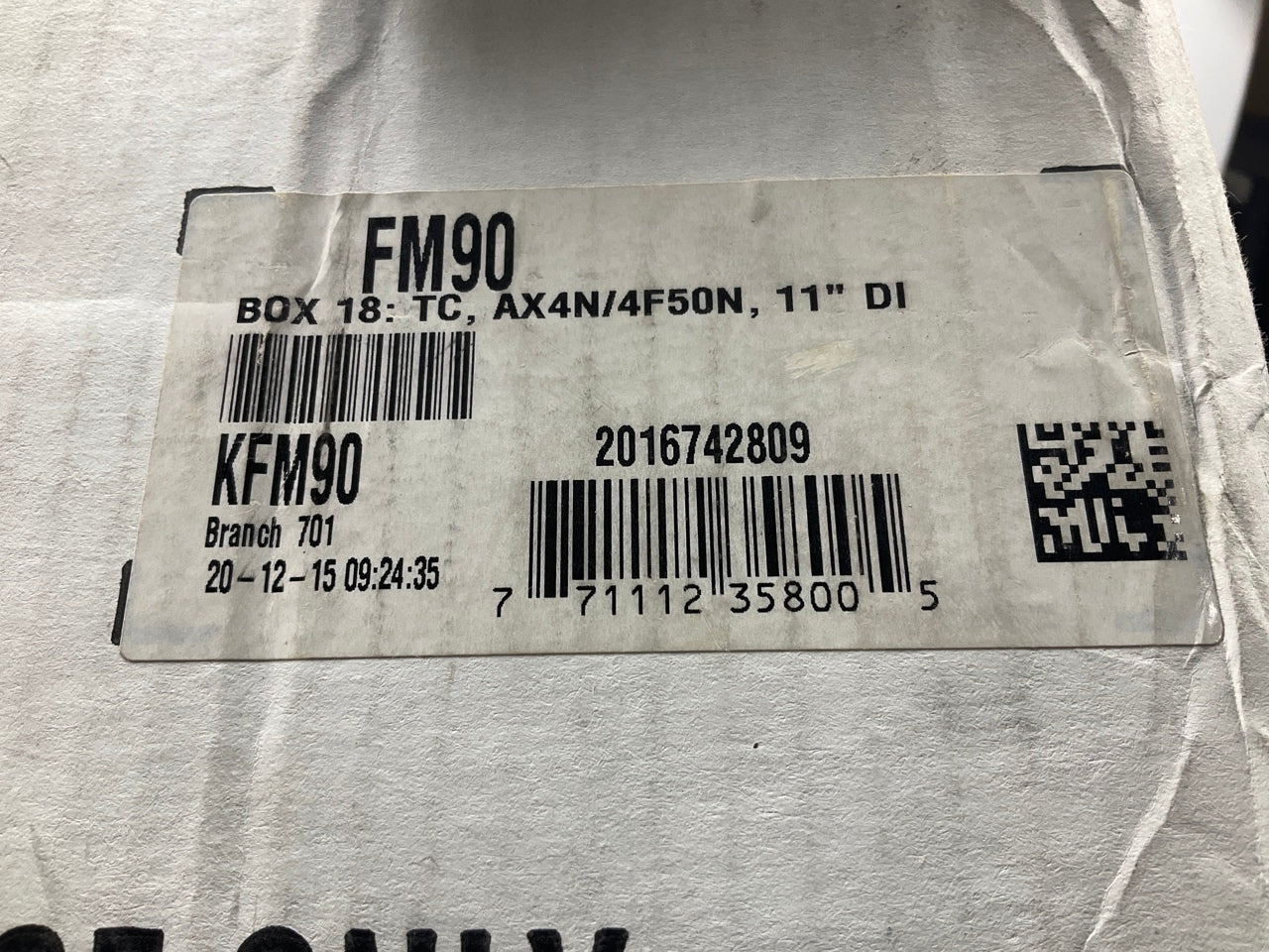 REMAN. Recon FM90 Automatic Transmission Torque Converter AX4N/4F50N, 11'' Dia