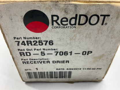 Red Dot 74R2576 A/C Receiver Drier 4379-RD570610, RDHRD570610P