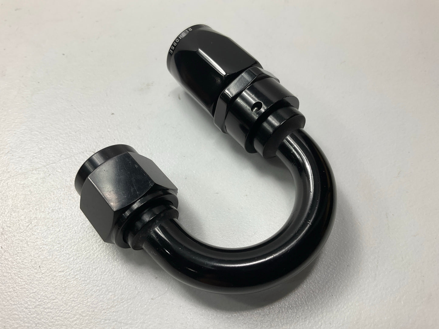Redhorse 1180-06-2 180 Degree Swivel-Seal -6 AN Female Aluminum Hose End, Black