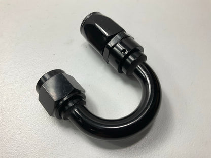 Redhorse 1180-06-2 180 Degree Swivel-Seal -6 AN Female Aluminum Hose End, Black