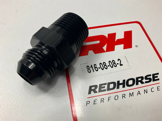 Redhorse 816-08-08-2 816 Series -8 AN To 1/2'' NPT Adapter Straight Fitting