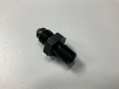 Redhorse 8161-04-10-2 -04 Male AN Flare To M10x1.0 Adapter Fitting, Black