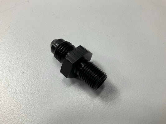 Redhorse 8161-04-10-2 -04 Male AN Flare To M10x1.0 Adapter Fitting, Black