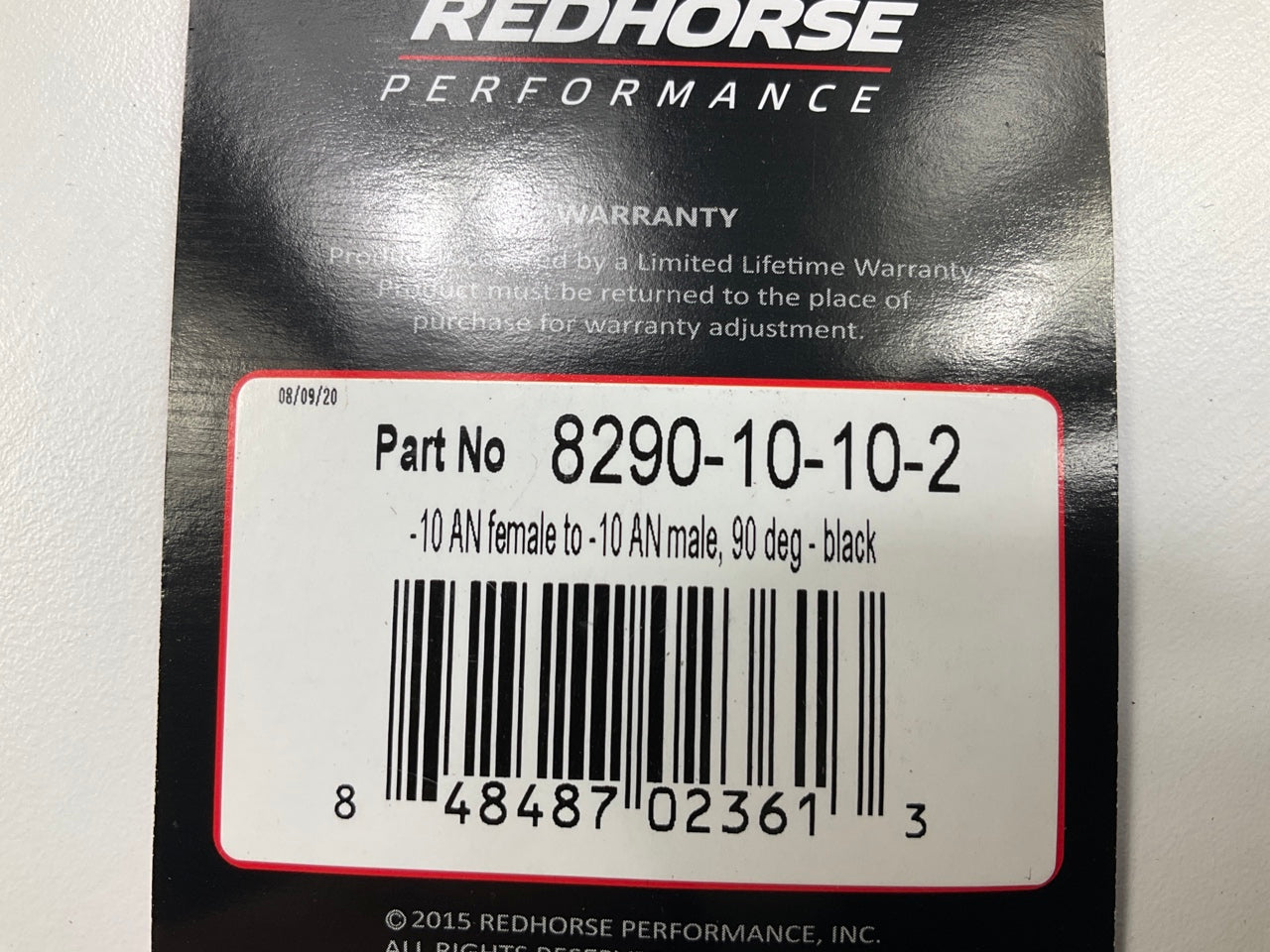Redhorse 8290-10-10-2 90 Degree Coupler Fitting, -10 AN Female To -10 AN Male