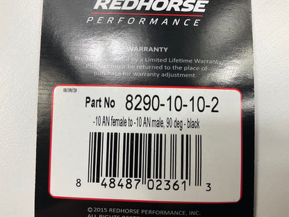Redhorse 8290-10-10-2 90 Degree Coupler Fitting, -10 AN Female To -10 AN Male