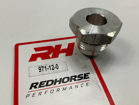 Redhorse 971-12-0 Weld On Adapter AN Male -12an Aluminum Bung