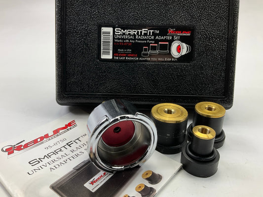 Redline 95-0750 Smartfit Universal Radiator Adapter Set For Pressure Testers