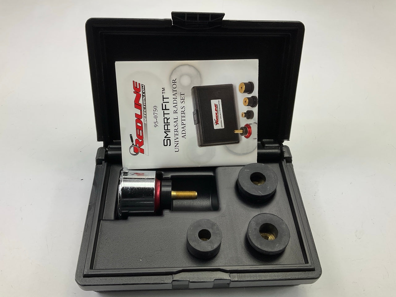 Redline 95-0750 Smartfit Universal Radiator Adapter Set For Pressure Testers