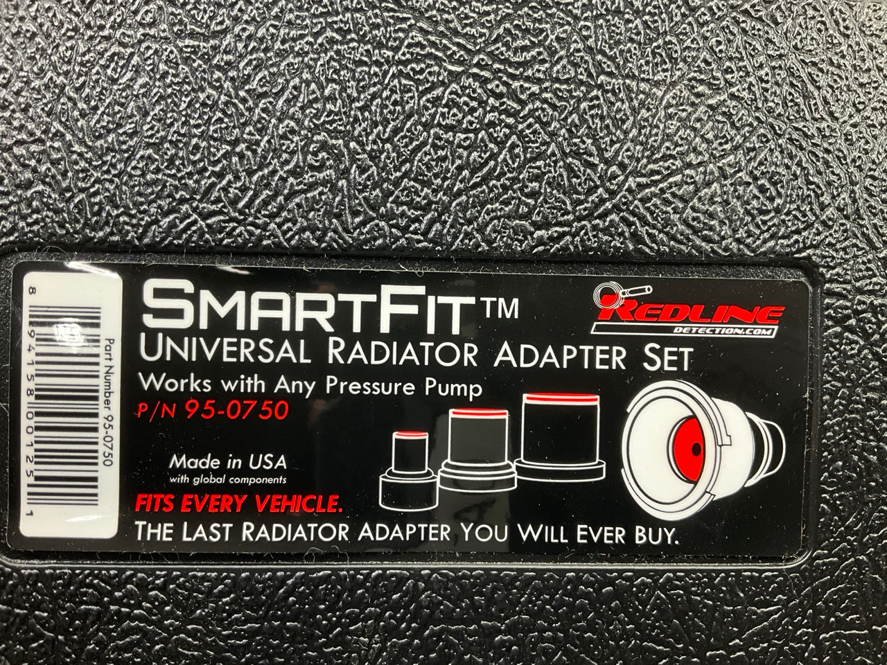 Redline 95-0750 Smartfit Universal Radiator Adapter Set For Pressure Testers