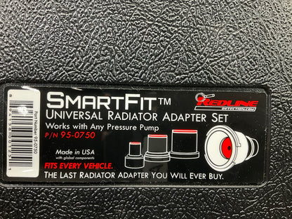 Redline 95-0750 Smartfit Universal Radiator Adapter Set For Pressure Testers