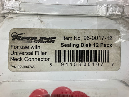 12 PACK - Redline Detection 96-0017-20 Sealing Disks For Leak Detector