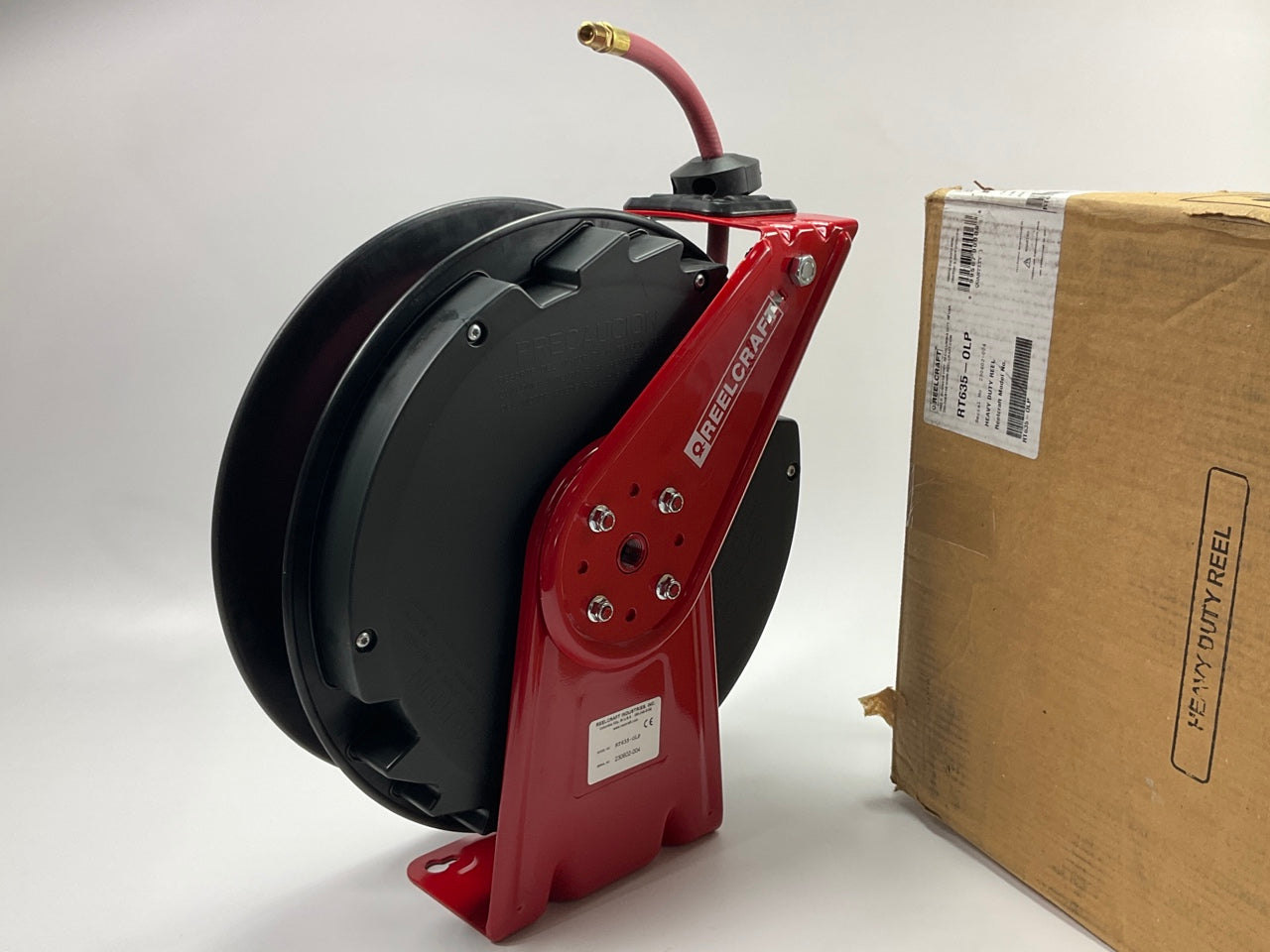 REELCRAFT RT635-OLP 3/8 In. X 35 Ft. Medium Duty Hose Reel, 35 Feet, USA Made