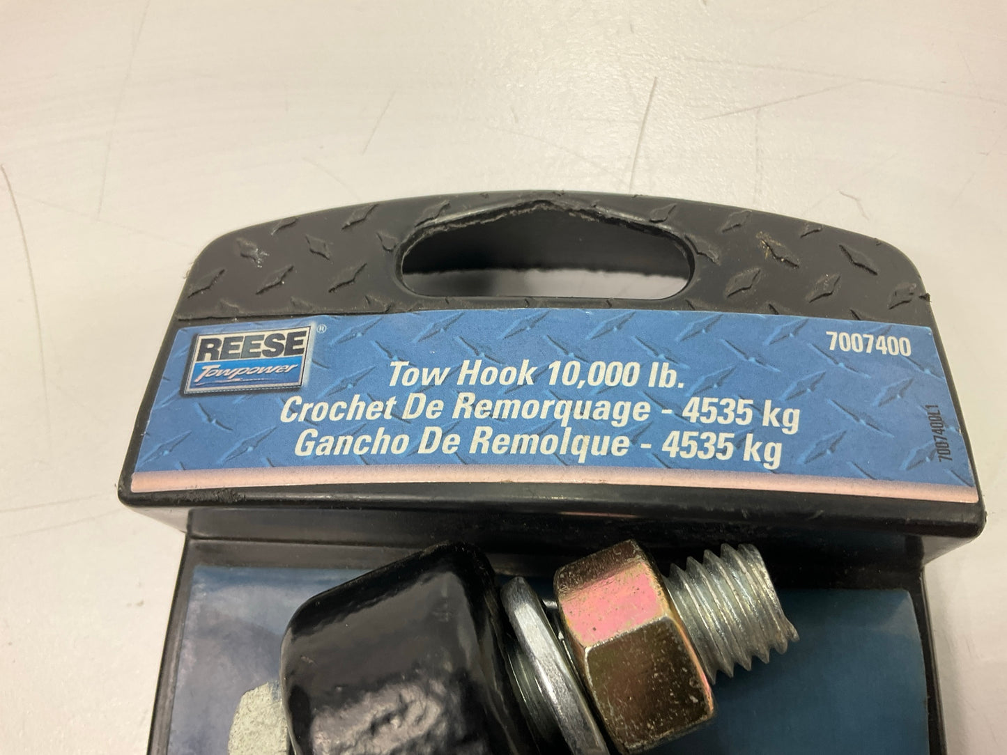 Reese 1874056 10,000 Lbs Working Load Steel Tow Hook, Black Powder Coated