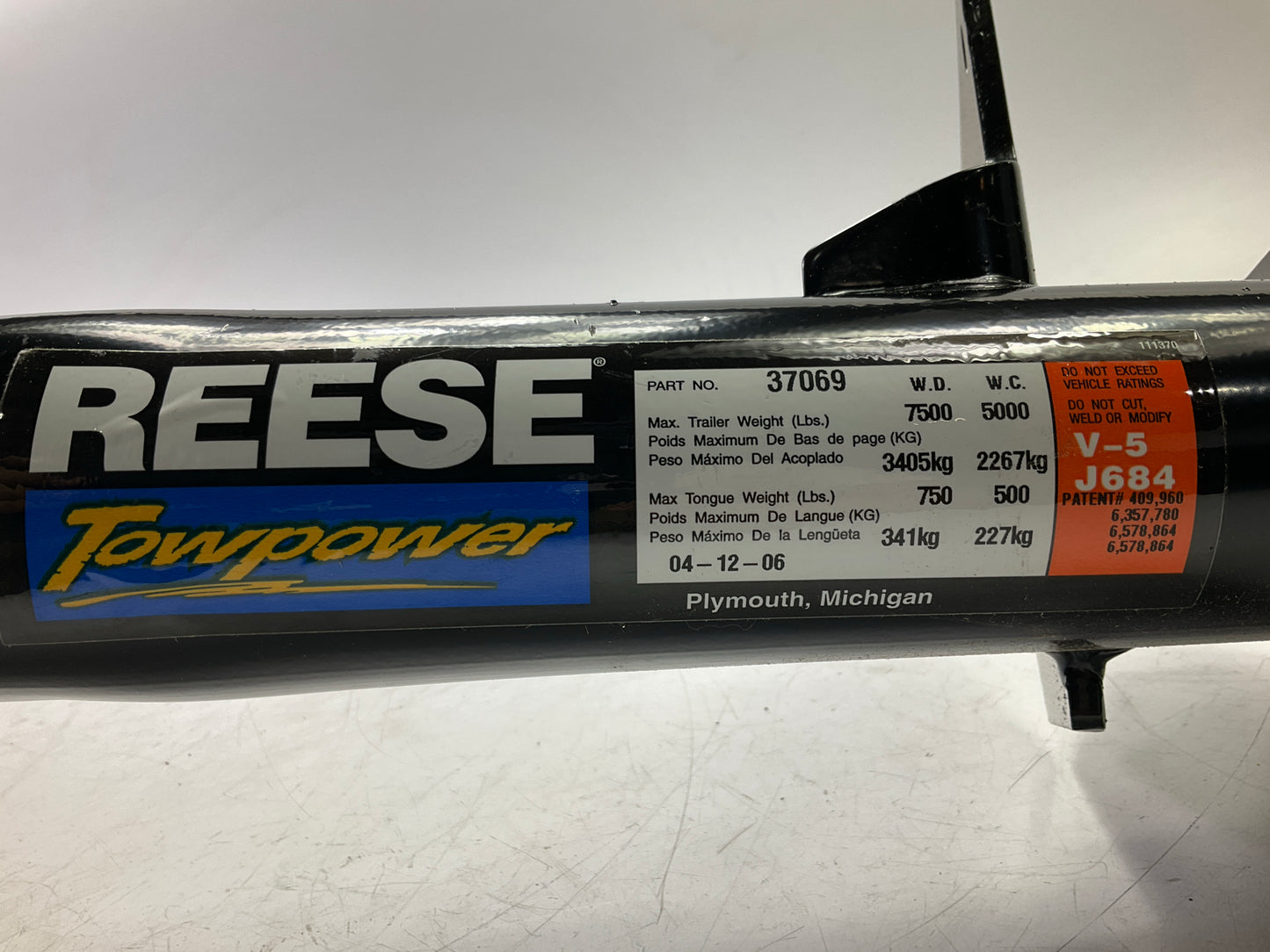 Reese 37069 Trailer Hitch, Class 3 Multi-Fit