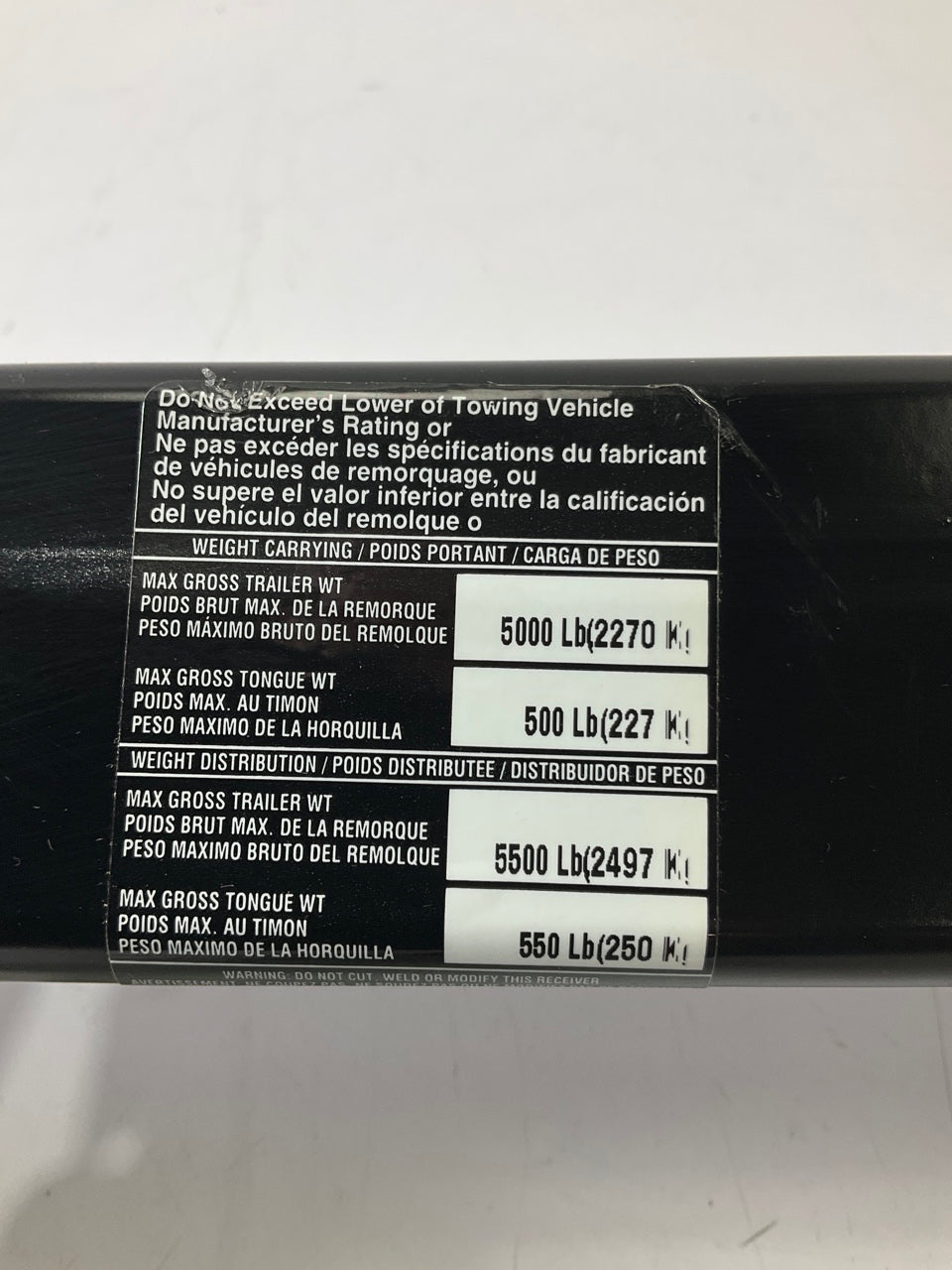 MISSING ALL HARDWARE - Reese 51146 Class 3 Trailer Hitch - 2005-15 Toyota Tacoma