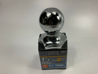 Reese 70081 Trailer Hitch Tow Ball 1-7/8'', 2,000 Lbs. Capacity.