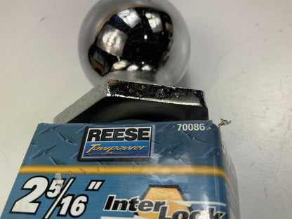 Reese 70086 Trailer Hitch Ball, 2-5/16'' Diameter, 6,000 Lbs. Capacity, 1'' Shank