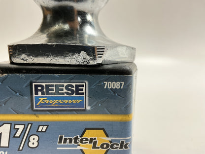 Reese 70087 Trailer Hitch Tow Ball, 1-7/8 Inch, 2,000 Lbs. Capacity, 1'' Shank