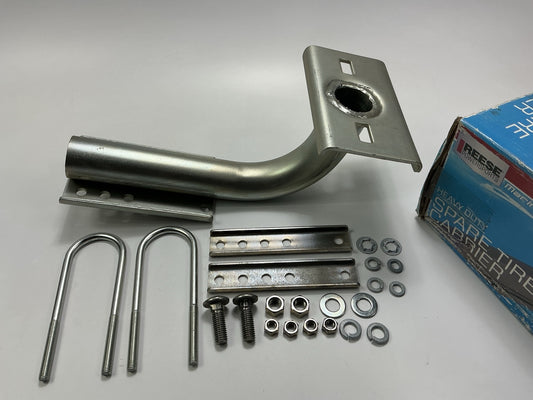 Reese 7016200 Heavy Duty Offset Spare Tire Carrier For Bike Wheels Up To 16-1/2''