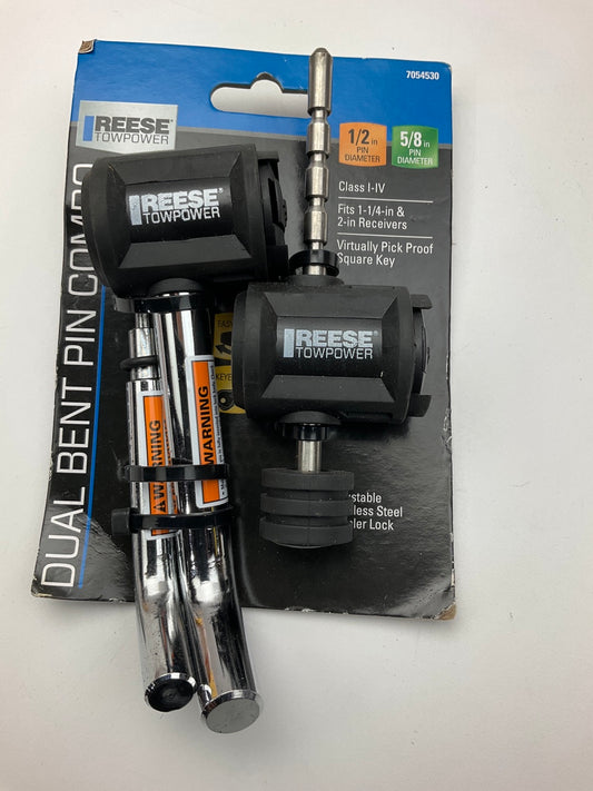 Reese 7054530 Trailer Hitch Lock, For 1-1/4'' & 2'' Receivers, 1/2'' & 5/8'' Pins