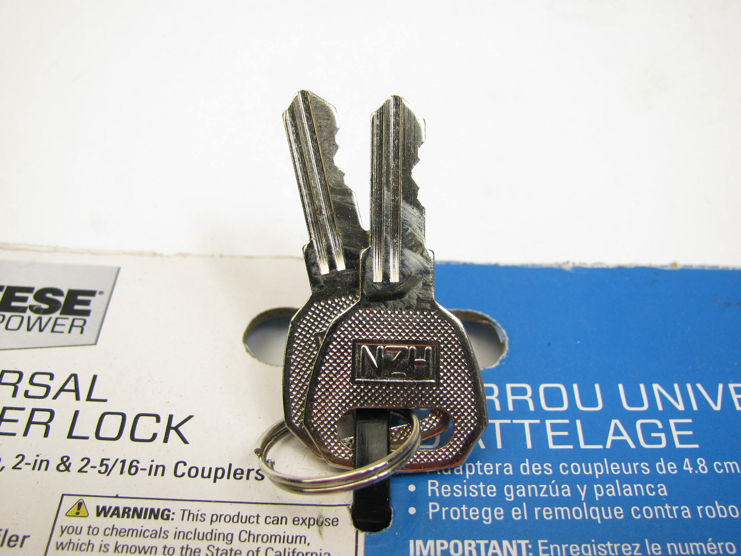 REESE 72783 Universal Trailer Coupler Lock Prevents Theft (1-7/8'', 2'' & 2-1/16'')