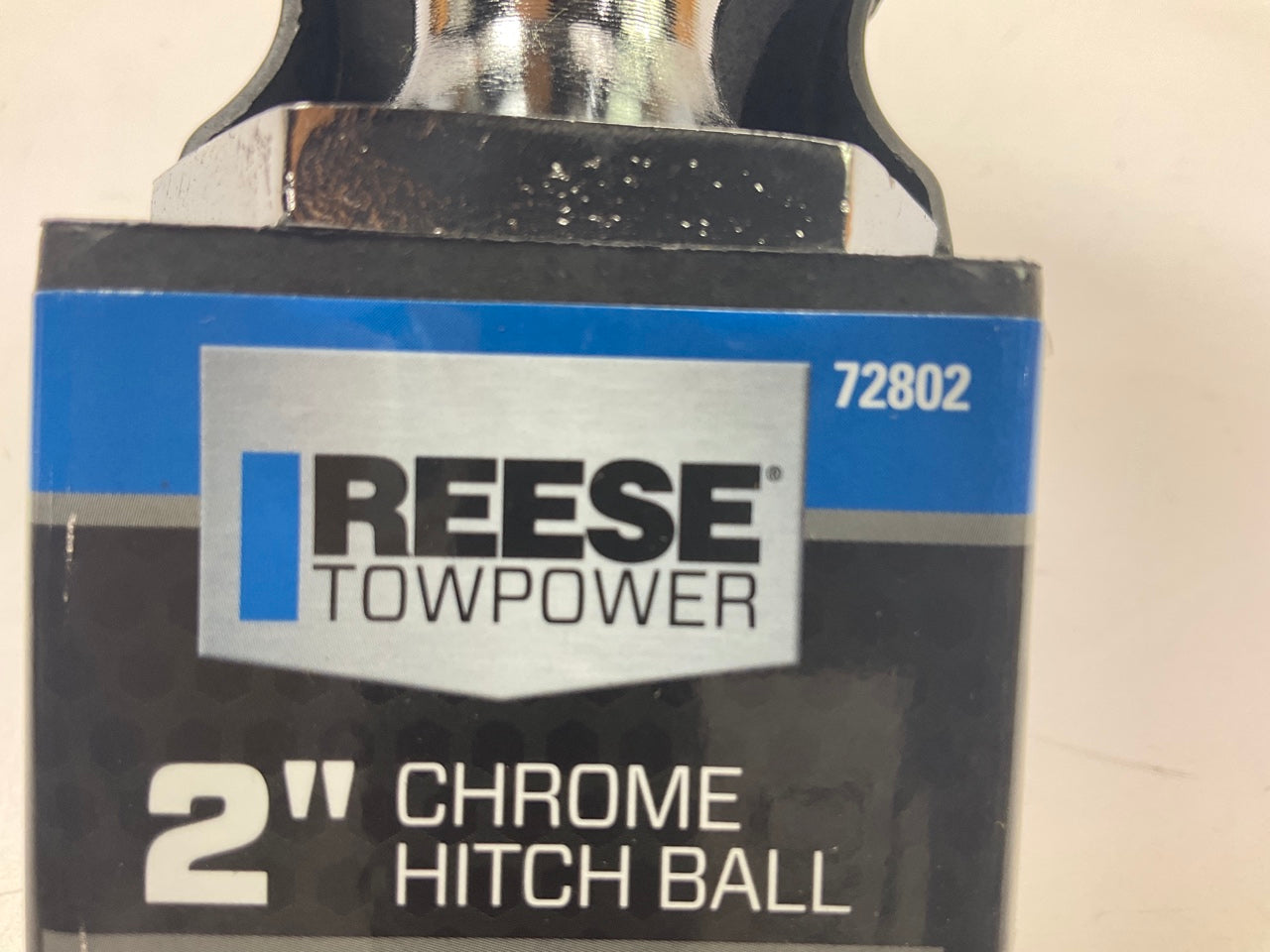 Reese 72802 2'' Chrome Receiver Hitch Ball 3/4'' Shank 3500lb 1-1/4'' Ball Mount