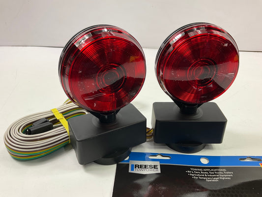 Reese 73864 Tow Light Kit - Includes 2 Magnetic Base Lights And Leads