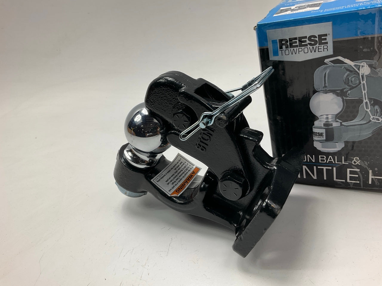NO HARDWARE - Reese 74117 Pintle Hook & Ball 16,000lb Hook 14,000lb 2-5/16'' Ball
