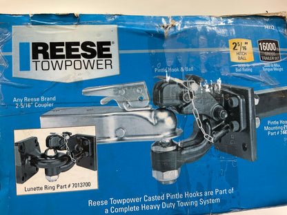 NO HARDWARE - Reese 74117 Pintle Hook & Ball 16,000lb Hook 14,000lb 2-5/16'' Ball