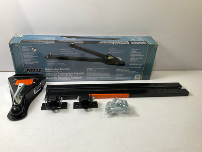 Reese 74344 Universal Class III Adjustable Tow Bar W/ 2 In Ball Coupler