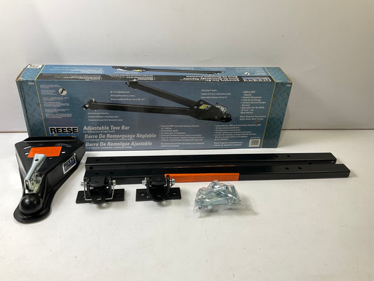 Reese 74344 Universal Class III Adjustable Tow Bar W/ 2 In Ball Coupler