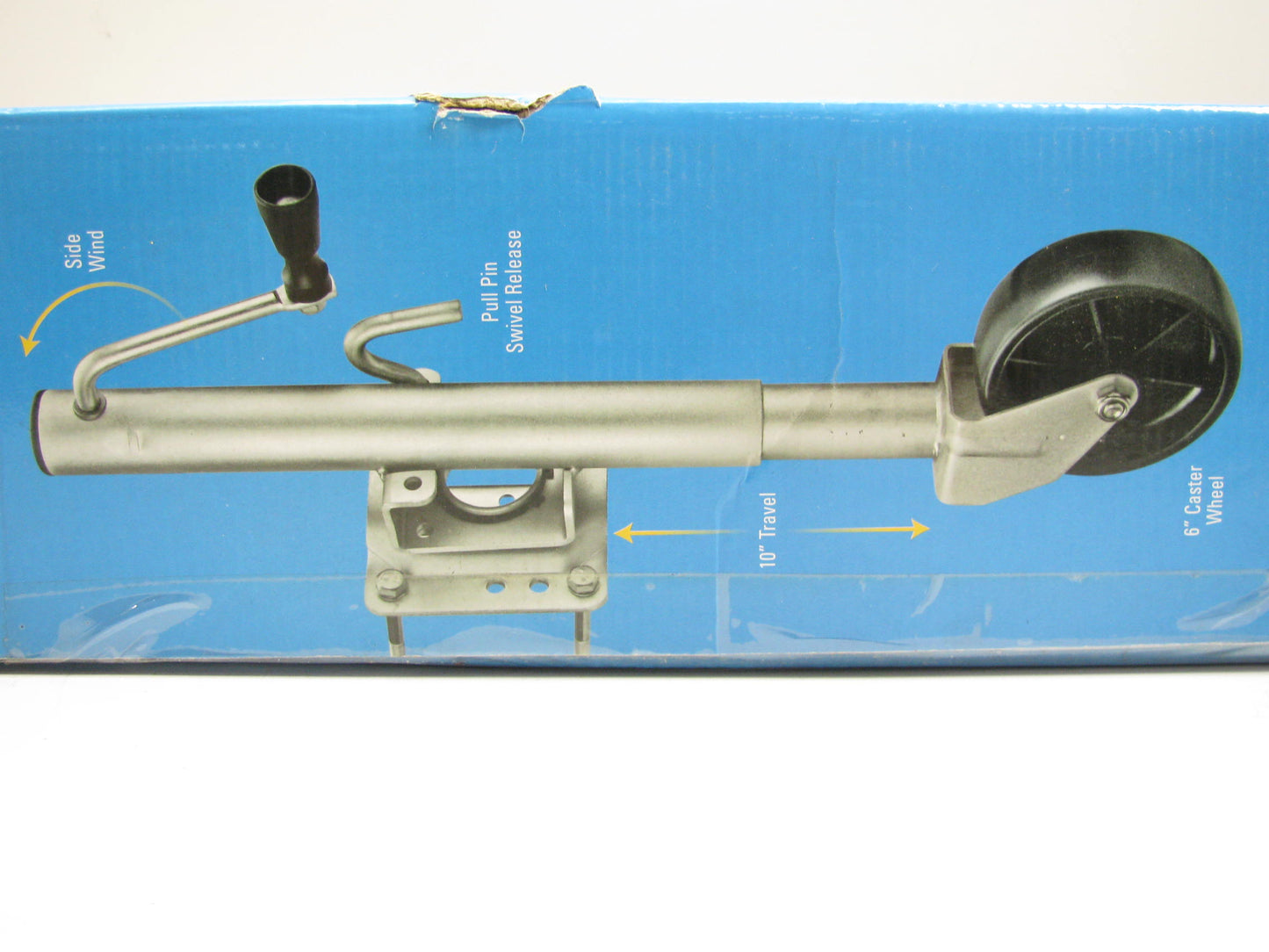 Reese 74410 Trailer Jack Swivel Mount, 6-Inch Wheel, 1,000 Lbs Lift