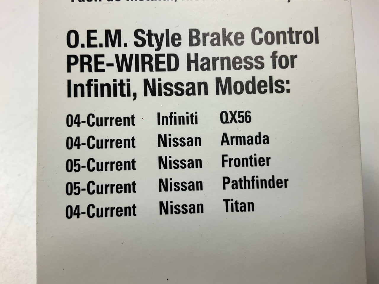 Reese Towpower 78056 Trailer Brake Control Wiring Harness